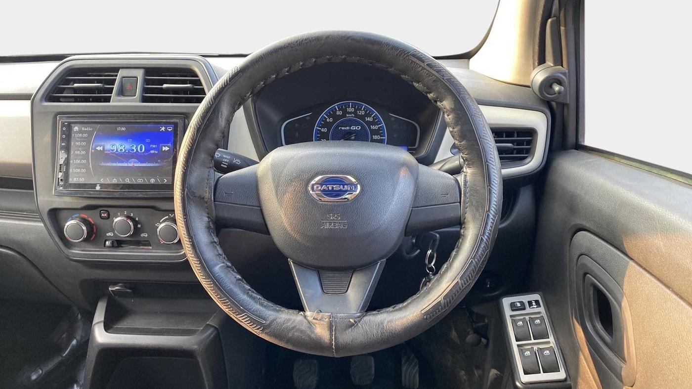 2020 Datsun Redi Go A, Petrol, Manual, 11,556 km, Steering Wheel Close Up