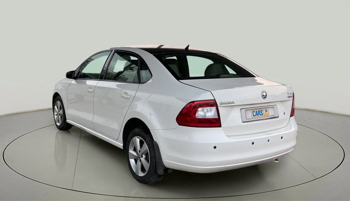 2016 Skoda Rapid AMBITION 1.6 MPI MT, Petrol, Manual, 1,04,698 km, Left Back Diagonal