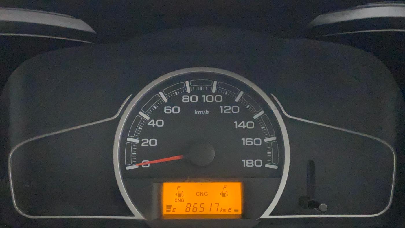 2021 Maruti Alto LXI CNG, CNG, Manual, 86,517 km, Odometer Image