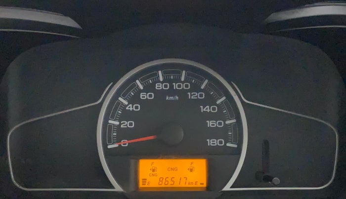 2021 Maruti Alto LXI CNG, CNG, Manual, 86,517 km, Odometer Image