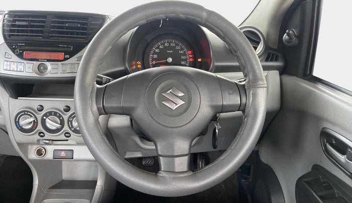 2010 Maruti A Star VXI, Petrol, Manual, 70,187 km, Steering Wheel Close Up