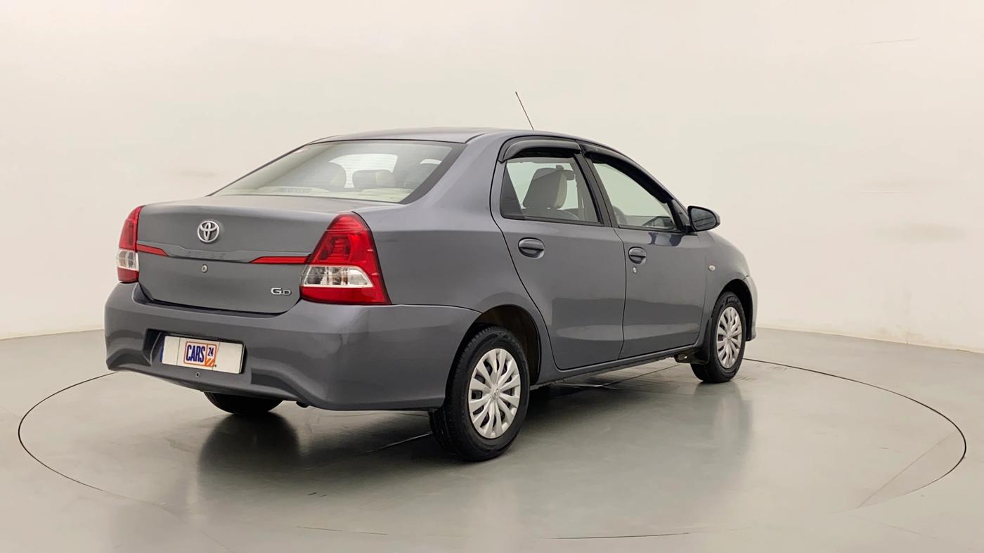 2016 Toyota Etios GD, Diesel, Manual, 19,481 km, Right Back Diagonal