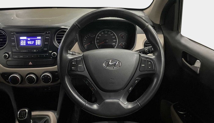 2016 Hyundai Grand i10 ASTA 1.2 KAPPA VTVT, Petrol, Manual, 1,12,654 km, Steering Wheel Close Up
