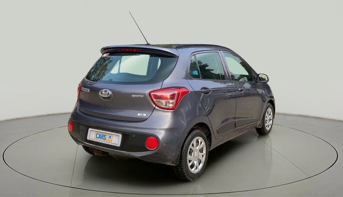 2018 Hyundai Grand i10 SPORTZ 1.2 KAPPA VTVT, Petrol, Manual, 42,188 km, Right Back Diagonal