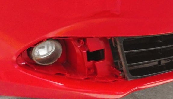 2017 Maruti Baleno ALPHA PETROL 1.2, Petrol, Manual, 83,733 km, Right fog light - Fog Light cover missing