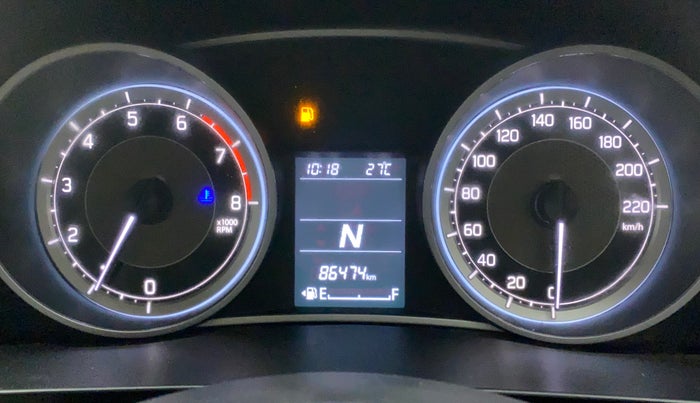 2017 Maruti Dzire VXI AMT, Petrol, Automatic, 86,474 km, Odometer Image