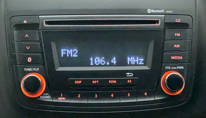 2017 Maruti Dzire VXI AMT, Petrol, Automatic, 86,474 km, Infotainment System