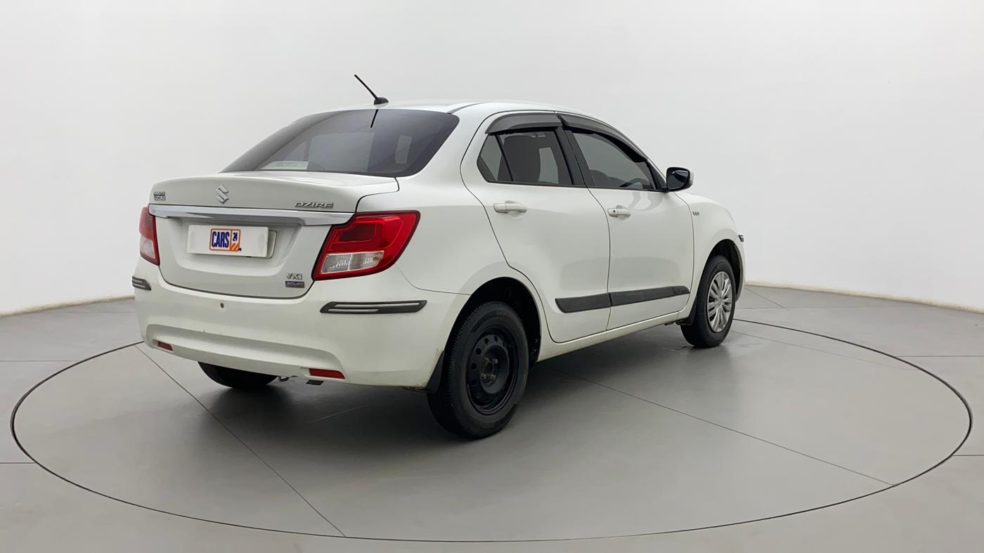 2017 Maruti Dzire VXI AMT, Petrol, Automatic, 86,474 km, Right Back Diagonal