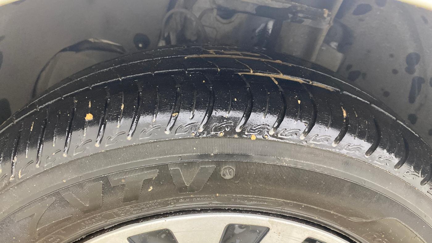 2023 Tata Tiago XTA PETROL, Petrol, Automatic, 19,213 km, Left Front Tyre Tread