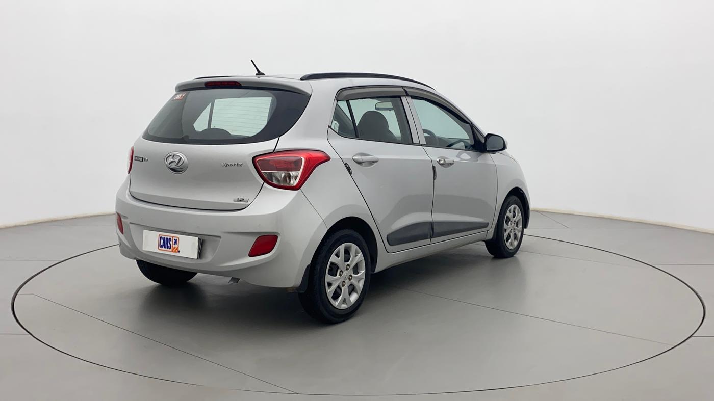 2016 Hyundai Grand i10 SPORTZ 1.2 KAPPA VTVT, Petrol, Manual, 96,402 km, Right Back Diagonal