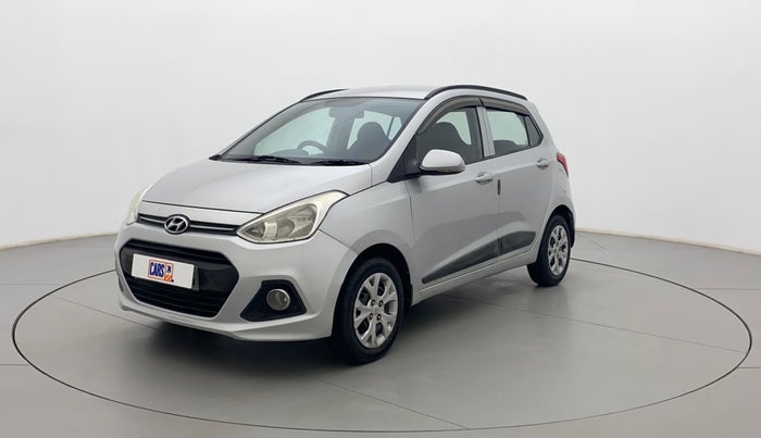 2016 Hyundai Grand i10 SPORTZ 1.2 KAPPA VTVT, Petrol, Manual, 96,402 km, Left Front Diagonal