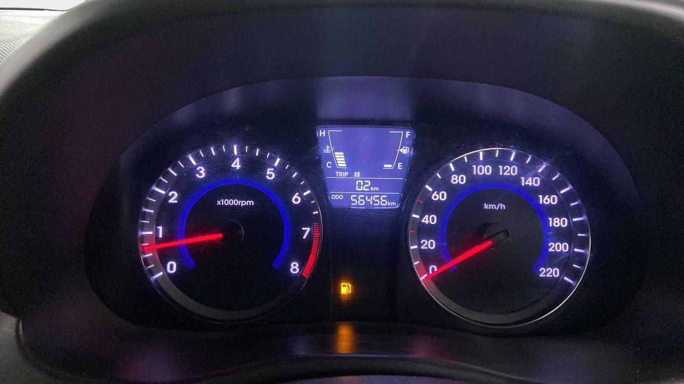 2016 Hyundai Verna FLUIDIC 4S 1.6 VTVT SX, Petrol, Manual, 56,717 km, Odometer Image