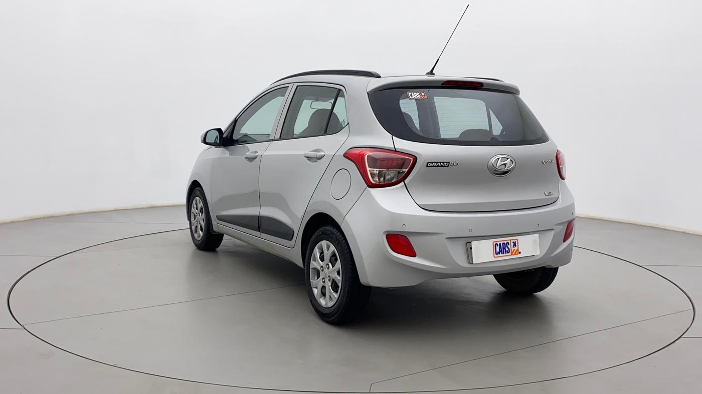 2016 Hyundai Grand i10 SPORTZ 1.2 KAPPA VTVT, Petrol, Manual, 60,766 km, Left Back Diagonal