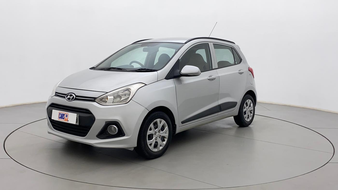 2016 Hyundai Grand i10 SPORTZ 1.2 KAPPA VTVT, Petrol, Manual, 60,766 km, Left Front Diagonal