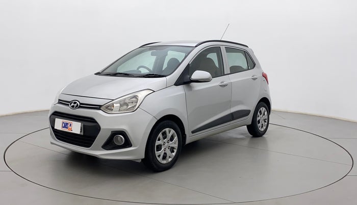 2016 Hyundai Grand i10 SPORTZ 1.2 KAPPA VTVT, Petrol, Manual, 60,766 km, Left Front Diagonal