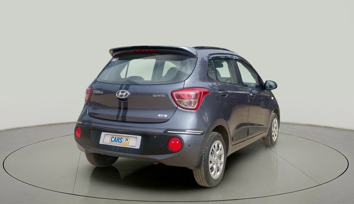2018 Hyundai Grand i10 SPORTZ 1.2 KAPPA VTVT, Petrol, Manual, 21,414 km, Right Back Diagonal