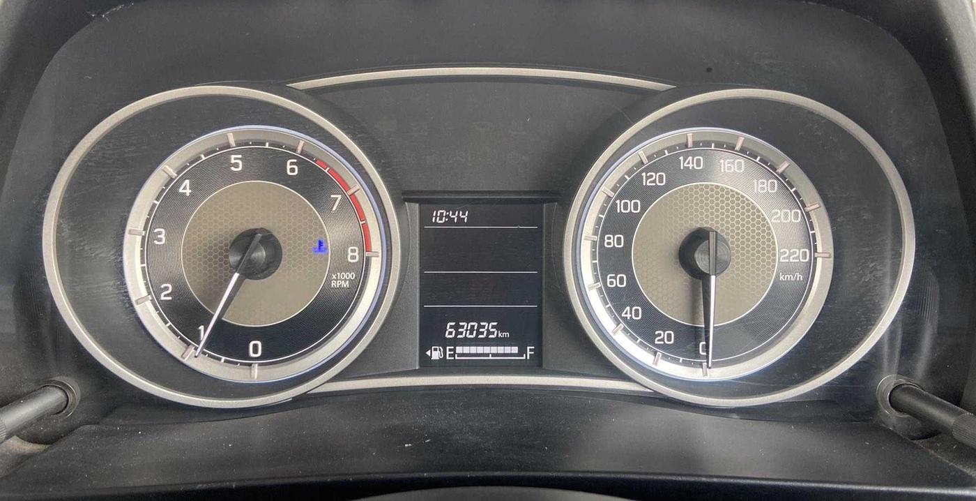2018 Maruti Dzire VXI, CNG, Manual, 63,316 km, Odometer Image