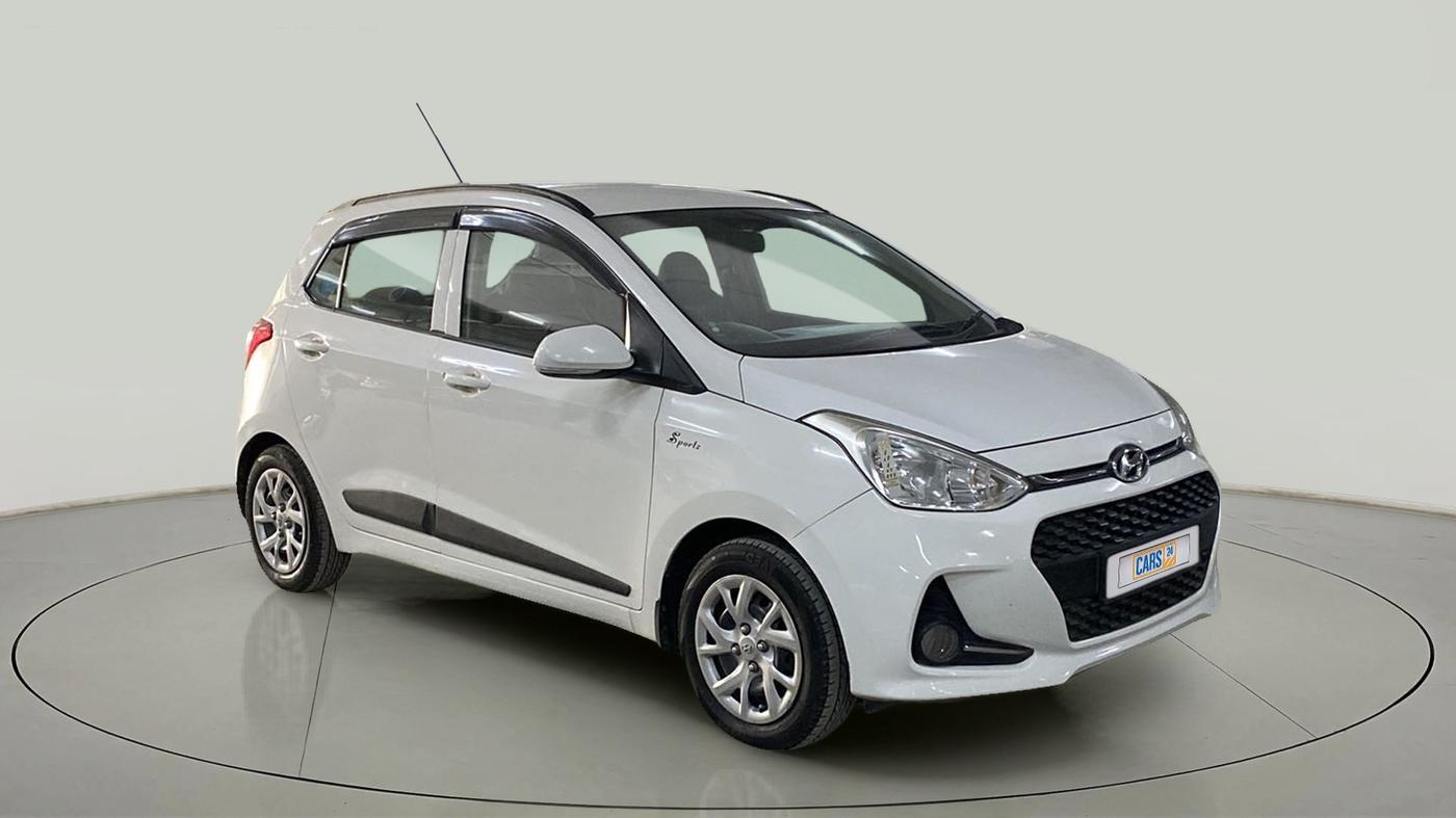 2018 Hyundai Grand i10 SPORTZ (O) 1.2 KAPPA VTVT, CNG, Manual, 88,318 km, Right Front Diagonal
