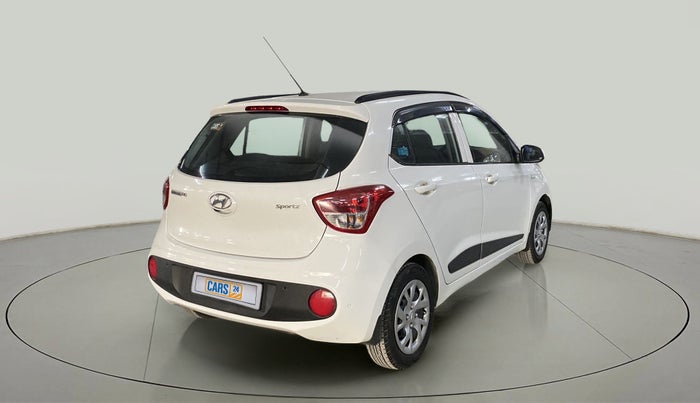 2018 Hyundai Grand i10 SPORTZ (O) 1.2 KAPPA VTVT, CNG, Manual, 88,318 km, Right Back Diagonal