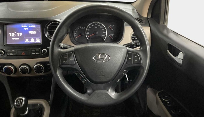 2018 Hyundai Grand i10 SPORTZ (O) 1.2 KAPPA VTVT, CNG, Manual, 88,318 km, Steering Wheel Close Up