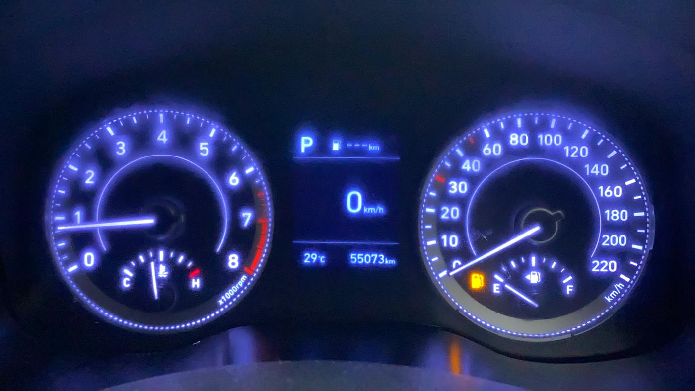 2019 Hyundai VENUE SX PLUS 1.0 TURBO DCT, Petrol, Automatic, 55,072 km, Odometer Image