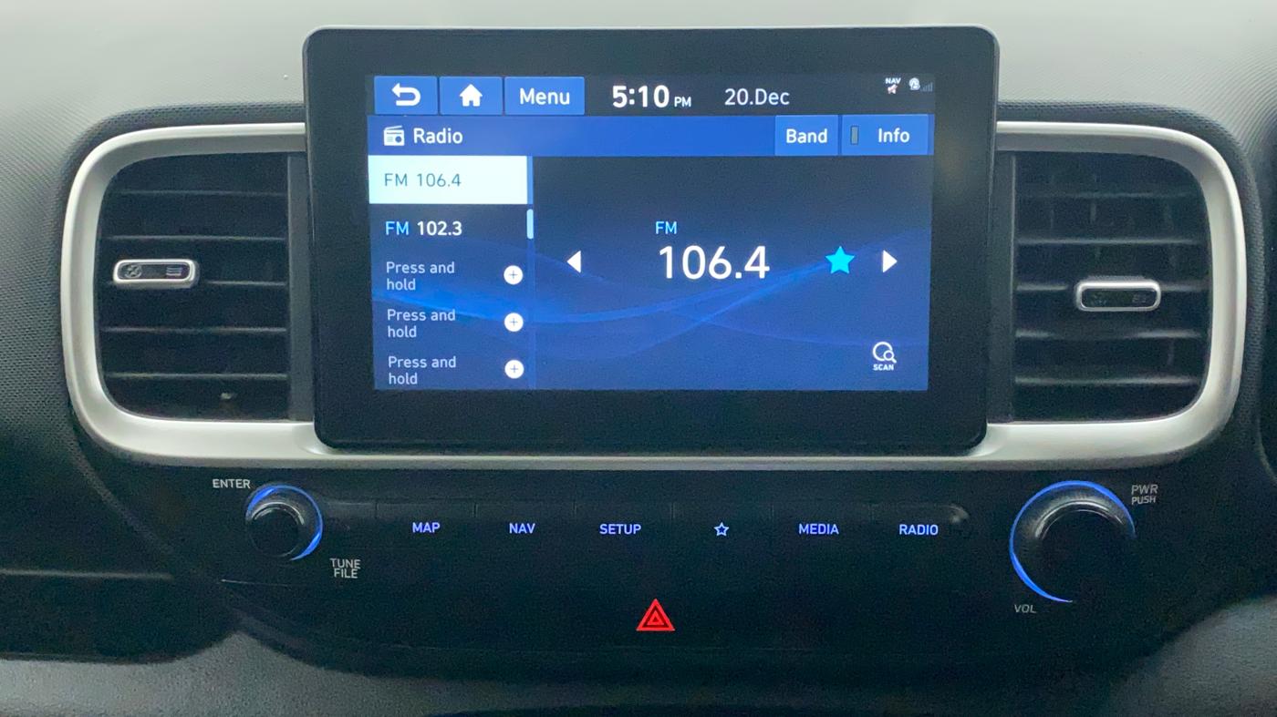 2019 Hyundai VENUE SX PLUS 1.0 TURBO DCT, Petrol, Automatic, 55,072 km, Infotainment System