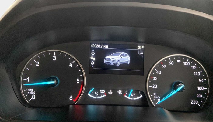 2020 Ford Ecosport TITANIUM 1.5L DIESEL, Diesel, Manual, 49,028 km, Odometer Image