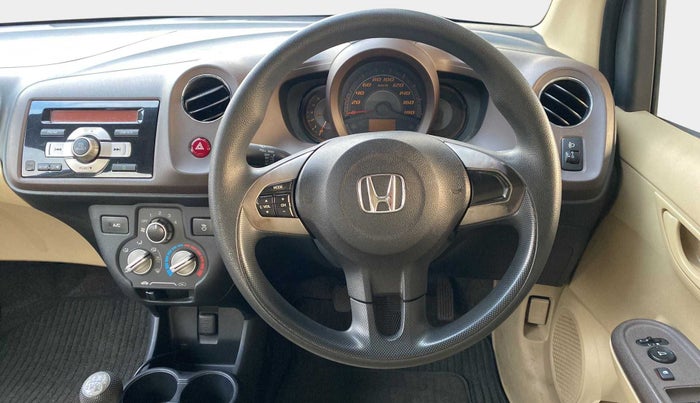 2013 Honda Amaze 1.5L I-DTEC S, Diesel, Manual, 47,356 km, Steering Wheel Close Up