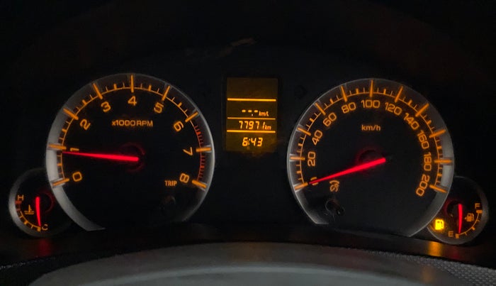 2015 Maruti Swift VXI, Petrol, Manual, 78,042 km, Odometer Image