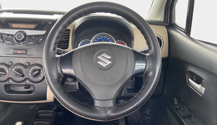 2018 Maruti Wagon R 1.0 VXI AMT, Petrol, Automatic, 65,204 km, Steering Wheel Close Up