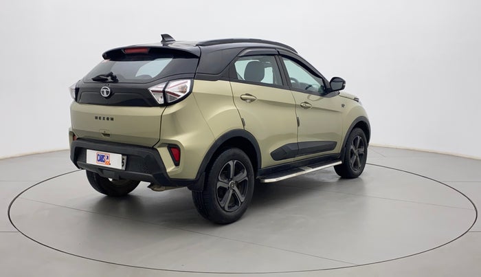 2022 Tata NEXON XZ PLUS (PREMIUM) KAZIRANGA PETROL, Petrol, Manual, 23,025 km, Right Back Diagonal