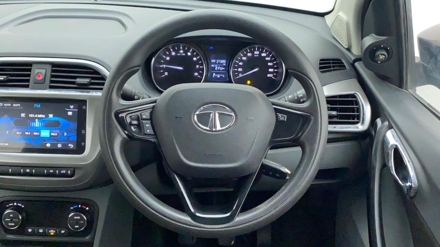 2019 Tata TIGOR XZ PLUS PETROL, Petrol, Manual, 27,395 km, Steering Wheel Close Up