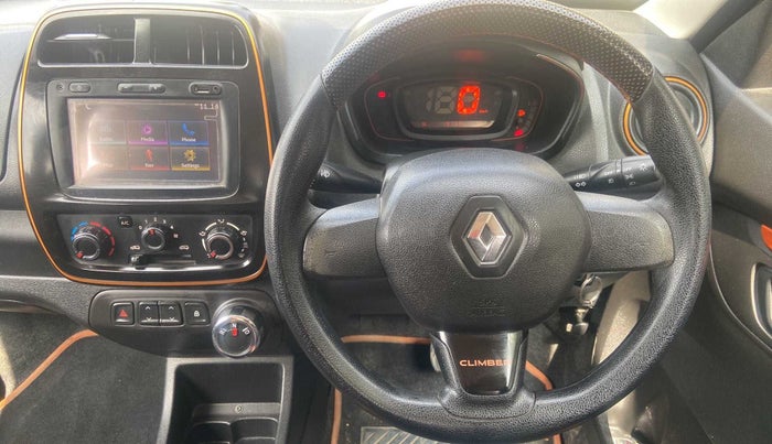 2018 Renault Kwid CLIMBER 1.0 AMT, Petrol, Automatic, 19,755 km, Steering Wheel Close Up