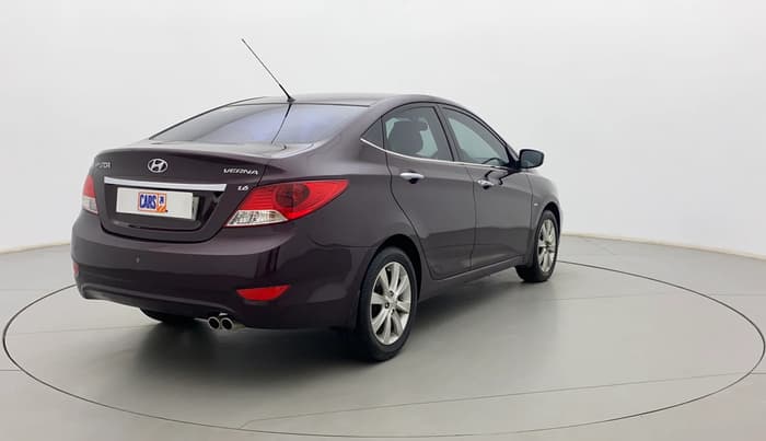 2012 Hyundai Verna FLUIDIC 1.6 VTVT SX AT, Petrol, Automatic, 79,098 km, Right Back Diagonal