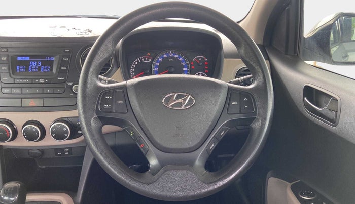 2018 Hyundai Xcent S 1.2, Petrol, Manual, 1,18,750 km, Steering Wheel Close Up