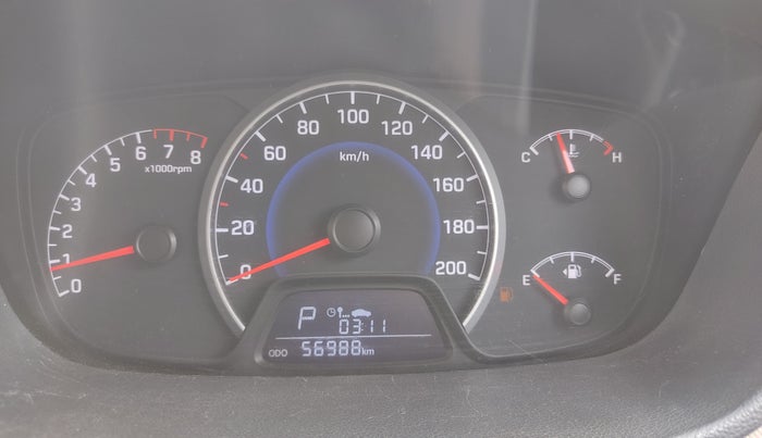 2018 Hyundai Xcent S 1.2, Petrol, Manual, 1,18,750 km, Odometer Image