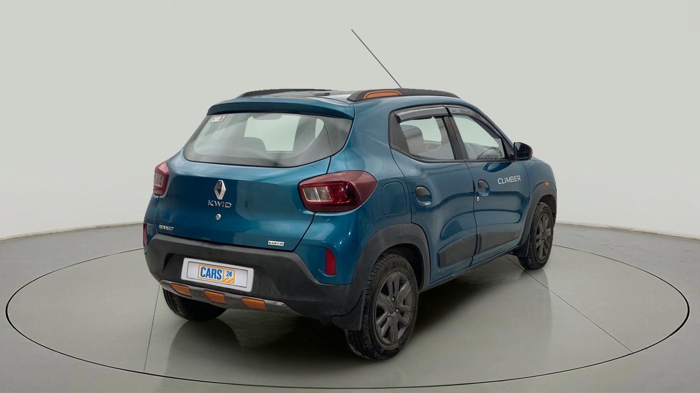 2020 Renault Kwid CLIMBER 1.0 AMT (O), Petrol, Automatic, 12,503 km, Right Back Diagonal