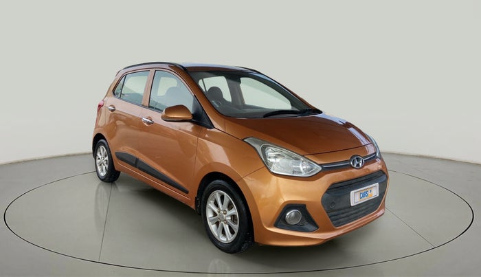 2014 Hyundai Grand i10 ASTA AT 1.2 KAPPA VTVT, Petrol, Automatic, 56,976 km, Right Front Diagonal