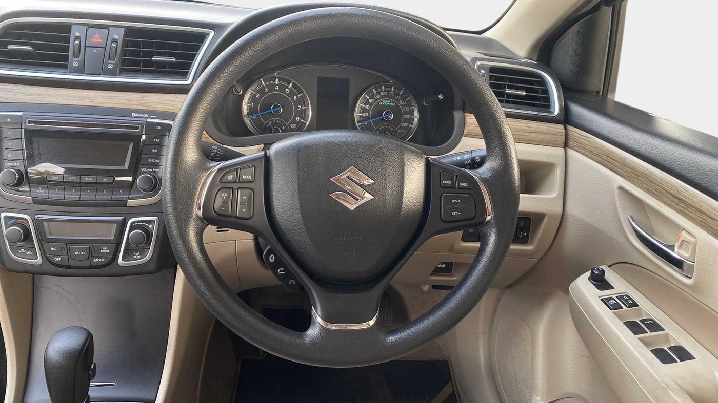 2019 Maruti Ciaz DELTA AT 1.5 SHVS PETROL, Petrol, Automatic, 23,847 km, Steering Wheel Close Up