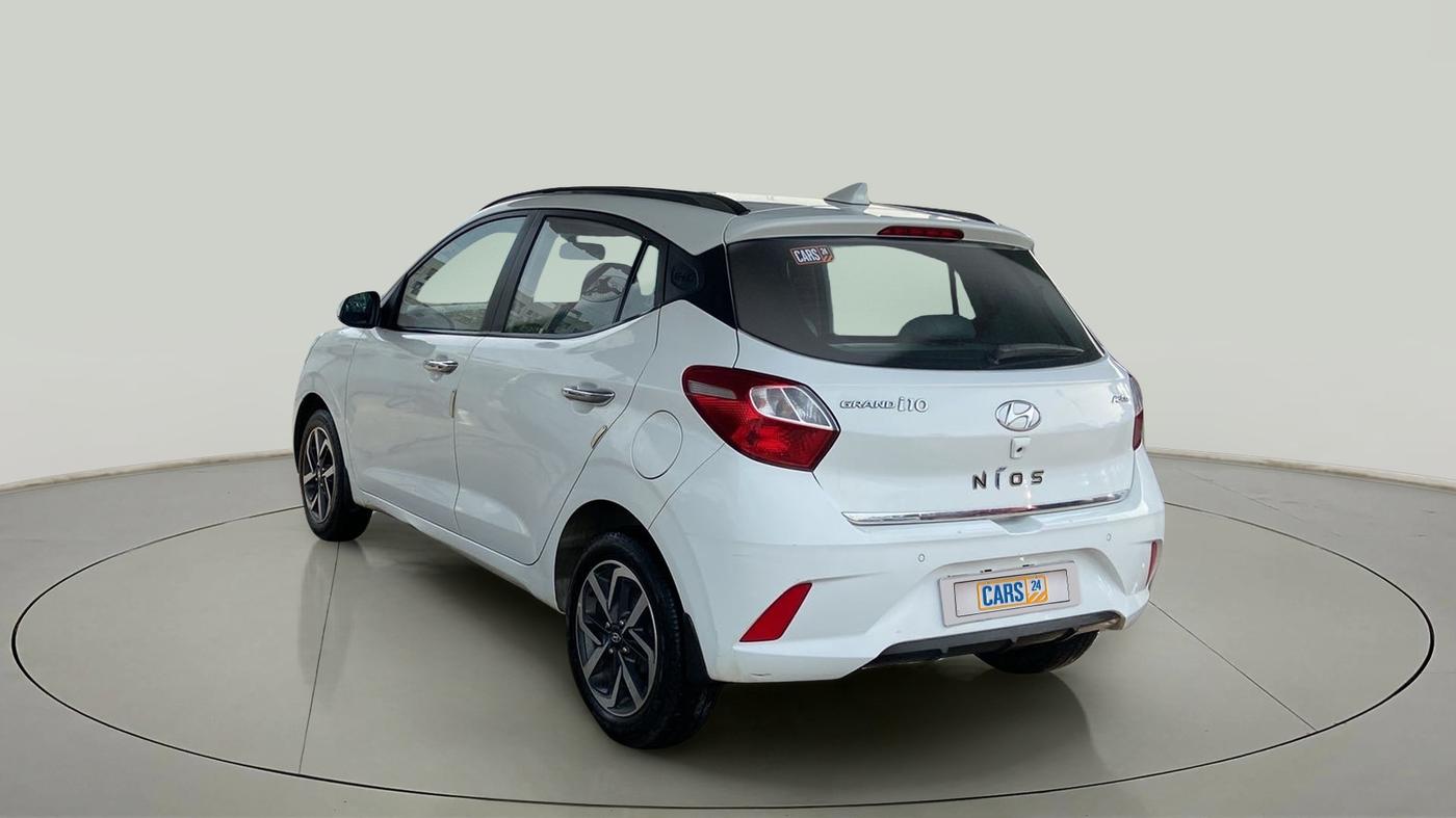 2020 Hyundai GRAND I10 NIOS ASTA AMT 1.2 KAPPA VTVT, Petrol, Automatic, 53,062 km, Left Back Diagonal