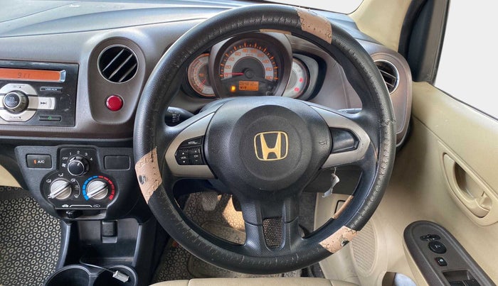 2013 Honda Brio S MT, Petrol, Manual, 64,759 km, Steering Wheel Close Up