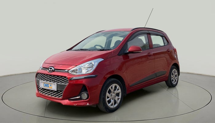 2018 Hyundai Grand i10 SPORTZ 1.2 KAPPA VTVT, Petrol, Manual, 34,331 km, Left Front Diagonal