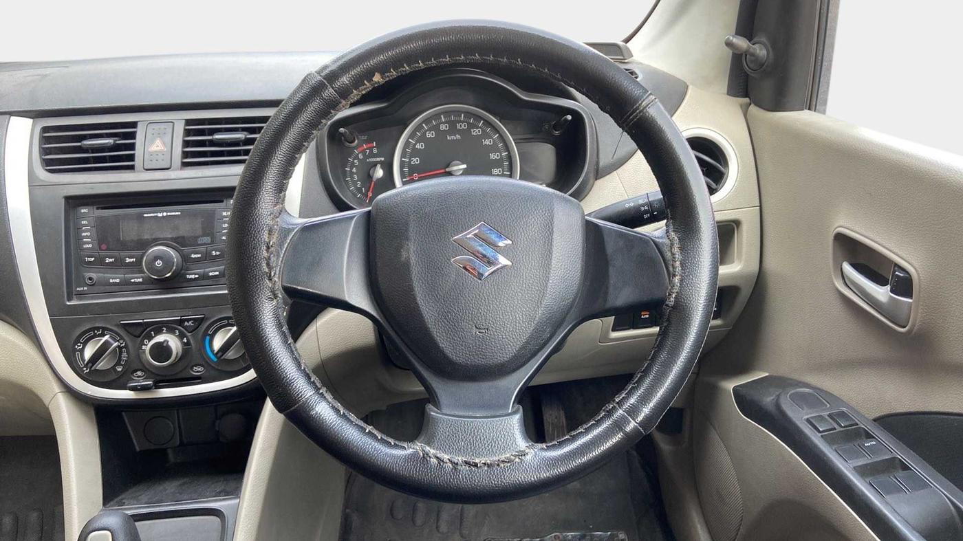 2014 Maruti Celerio VXI AMT, Petrol, Automatic, 81,988 km, Steering Wheel Close Up