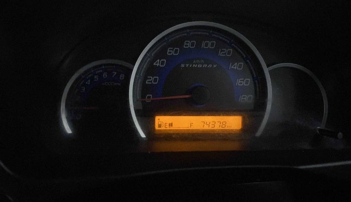 2014 Maruti Wagon R Stingray VXI, CNG, Manual, 74,364 km, Odometer Image