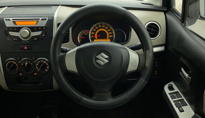 2014 Maruti Wagon R 1.0 VXI, Petrol, Manual, 55,931 km, Steering Wheel Close Up