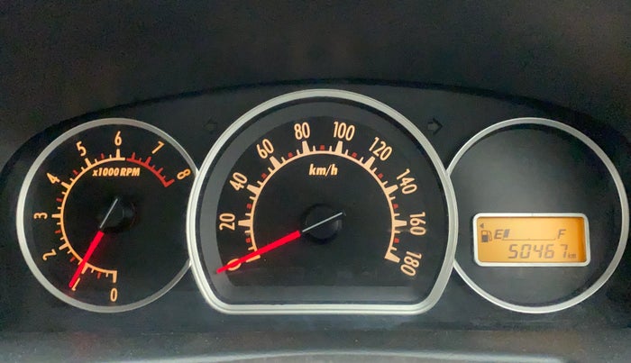 2013 Maruti Alto K10 VXI, Petrol, Manual, 50,467 km, Odometer Image