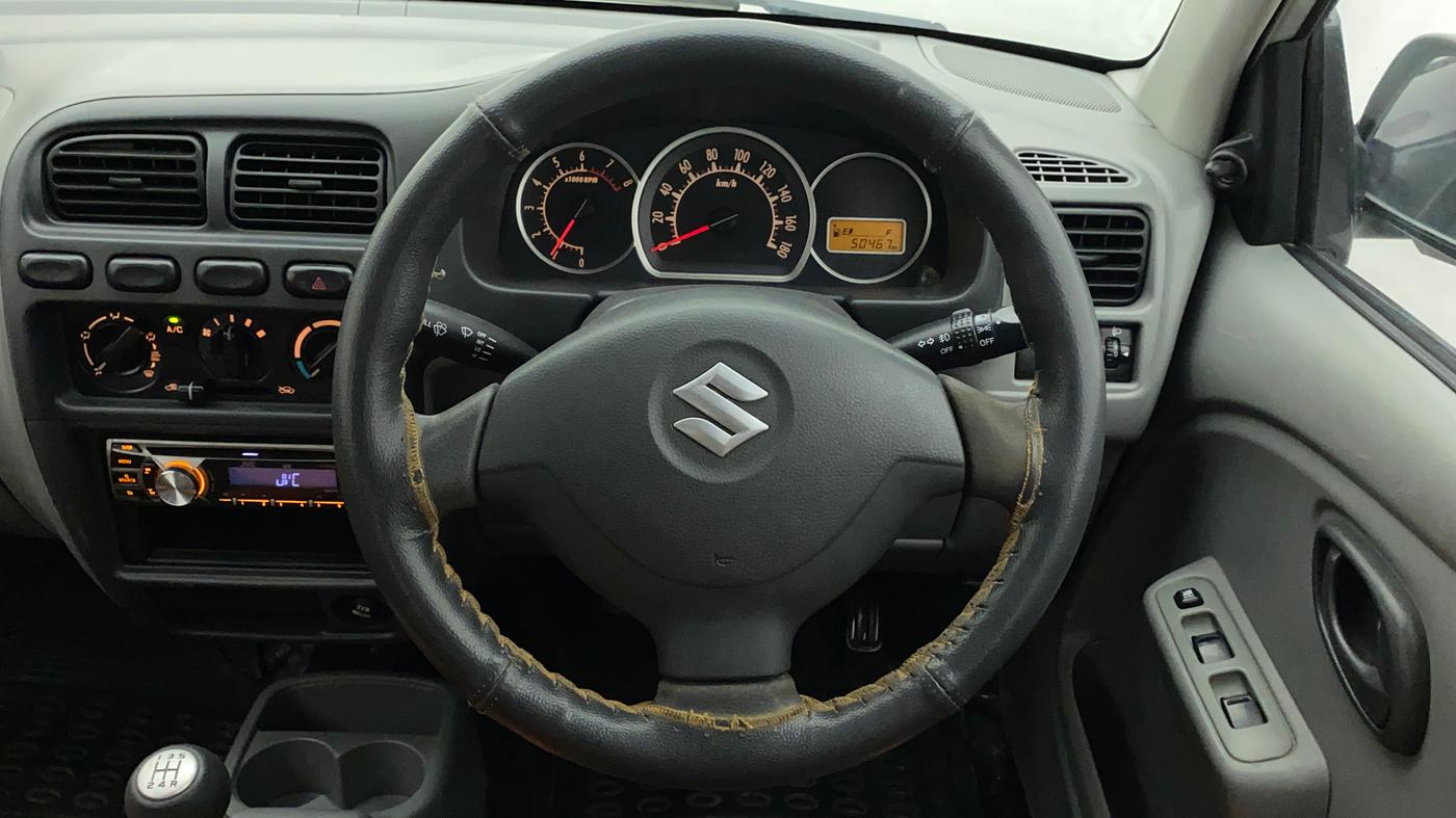 2013 Maruti Alto K10 VXI, Petrol, Manual, 50,467 km, Steering Wheel Close Up