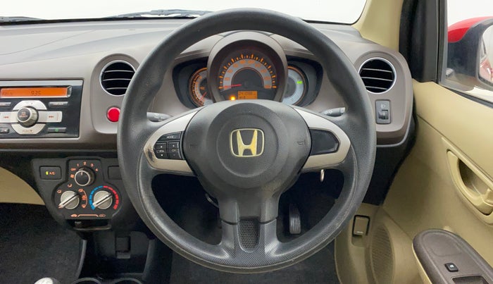 2012 Honda Brio S MT, Petrol, Manual, 41,098 km, Steering Wheel Close Up
