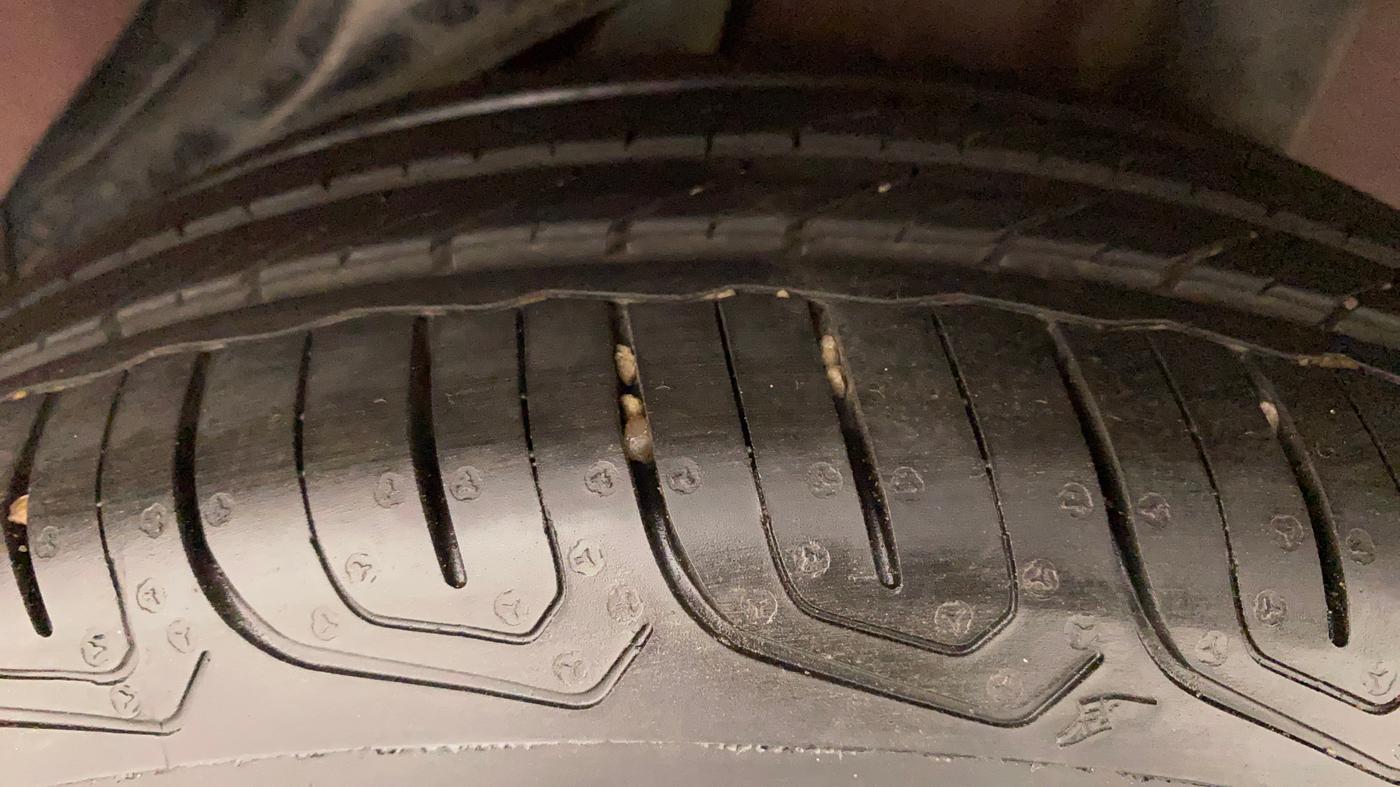 2012 Honda Brio S MT, Petrol, Manual, 41,098 km, Left Rear Tyre Tread