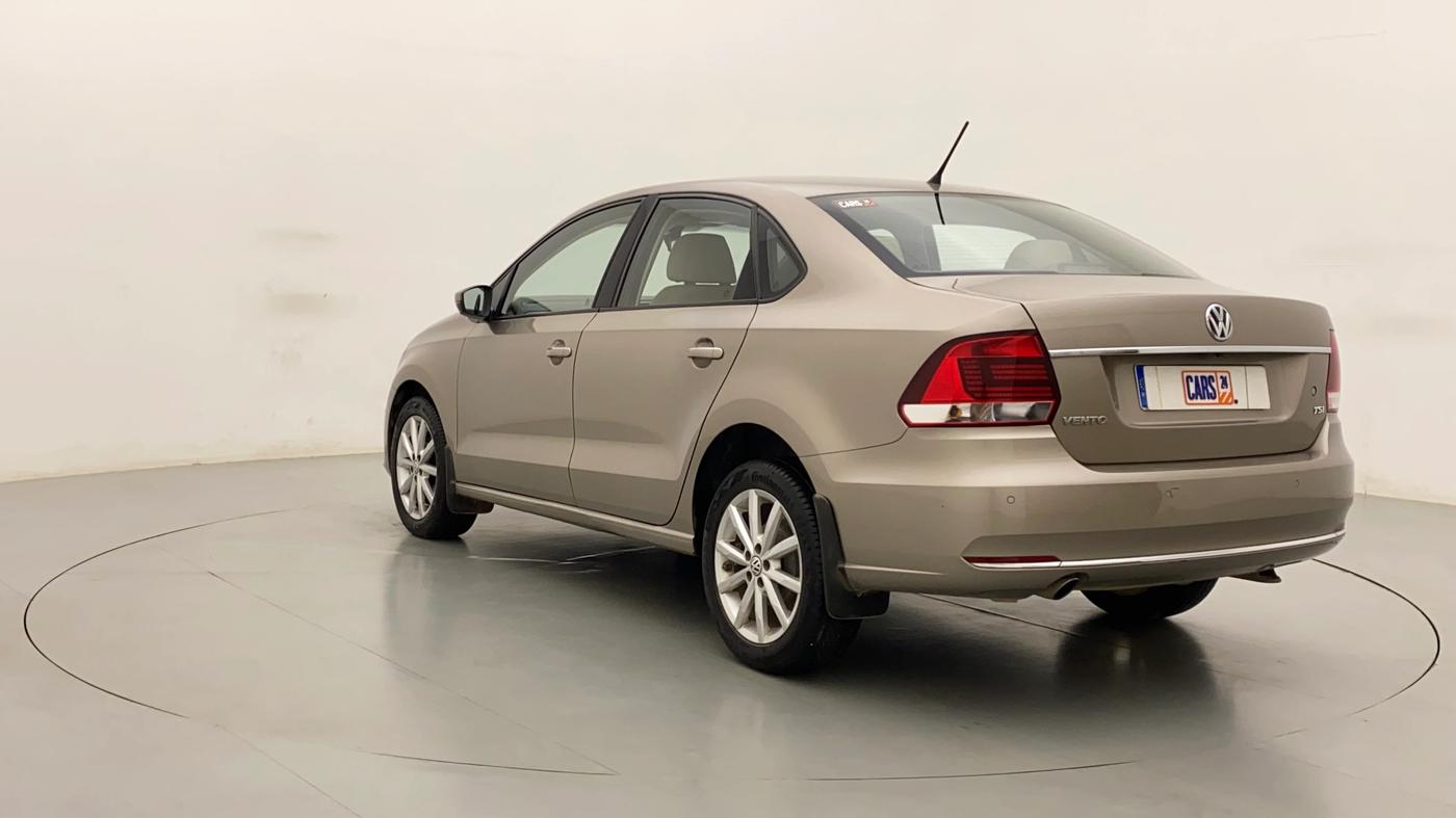 2018 Volkswagen Vento HIGHLINE PLUS 1.2 AT 16 ALLOY, Petrol, Automatic, 64,026 km, Left Back Diagonal